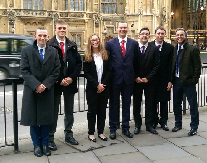 Ambassadors outside House of Lords
